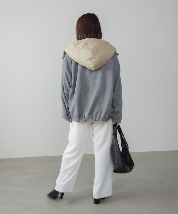 【日本製】フーデッドブルゾン