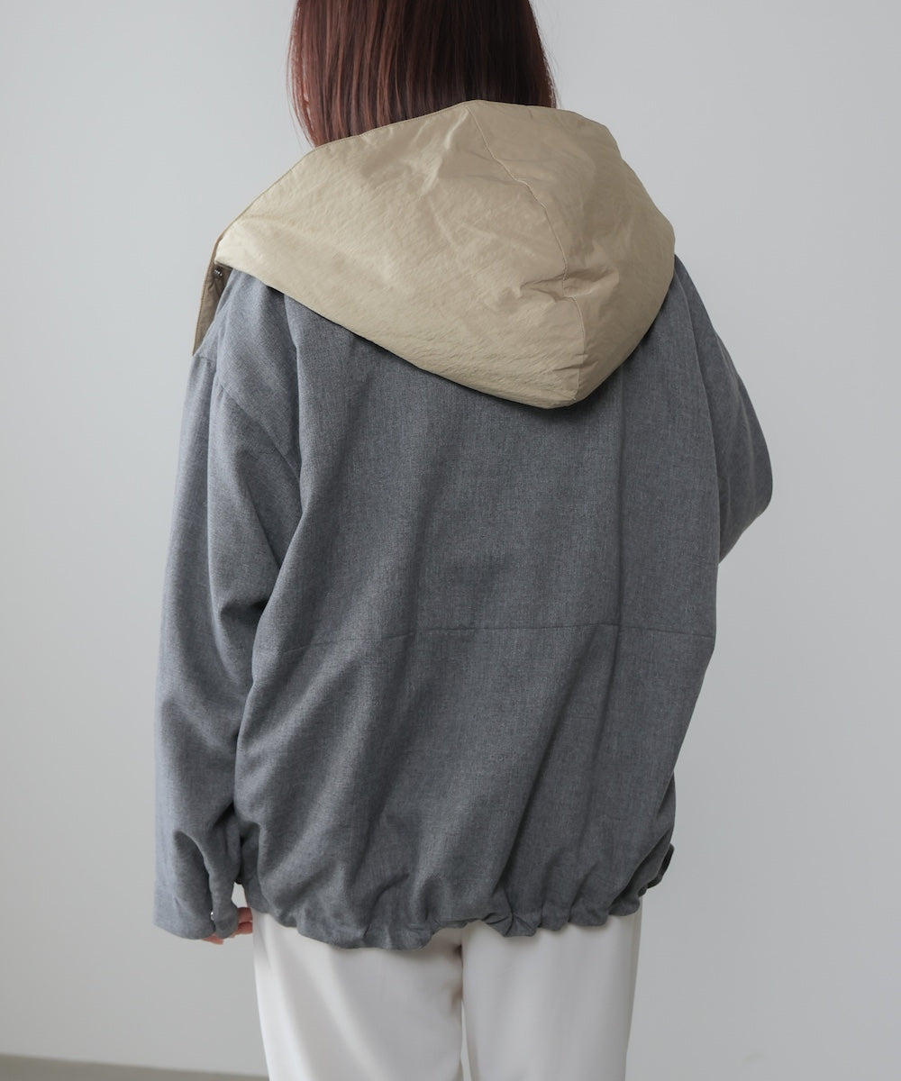 【日本製】フーデッドブルゾン