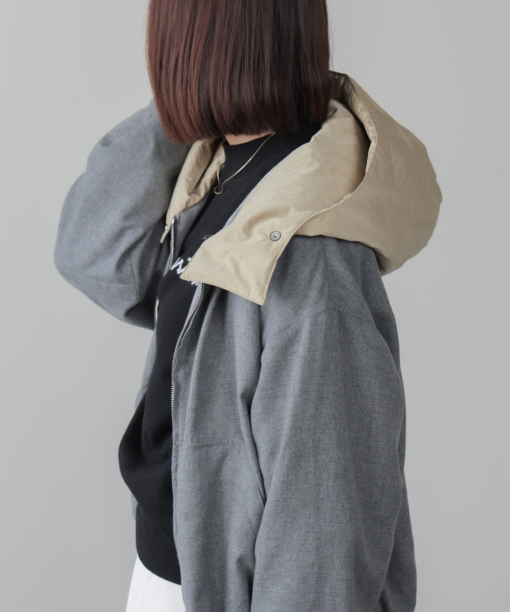 【日本製】フーデッドブルゾン