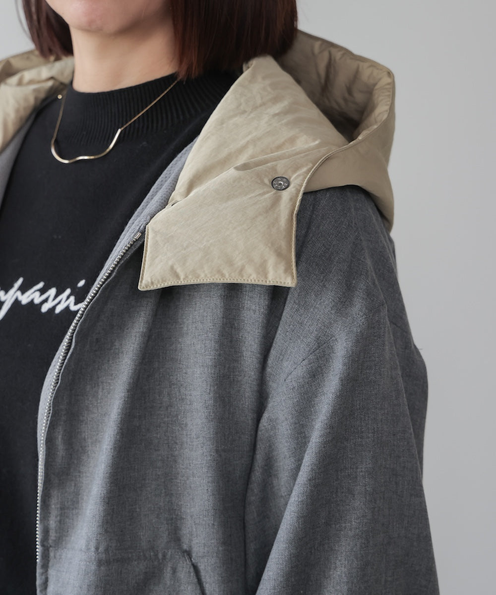 【日本製】フーデッドブルゾン