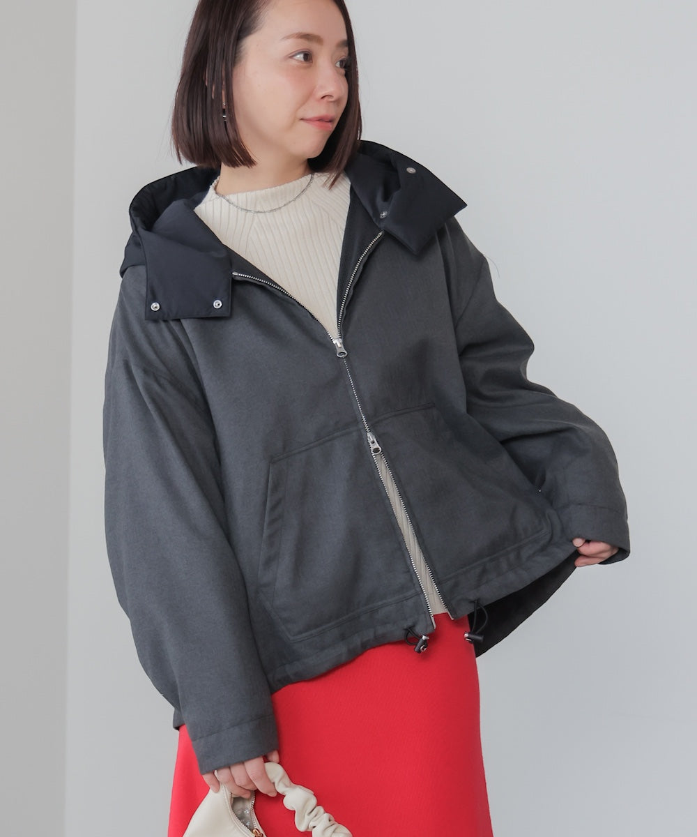 【日本製】フーデッドブルゾン