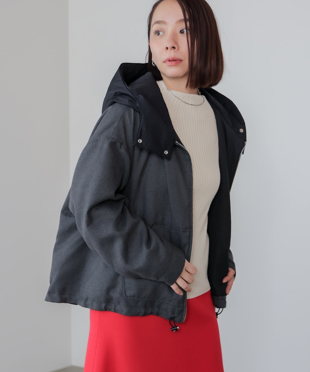 【日本製】フーデッドブルゾン