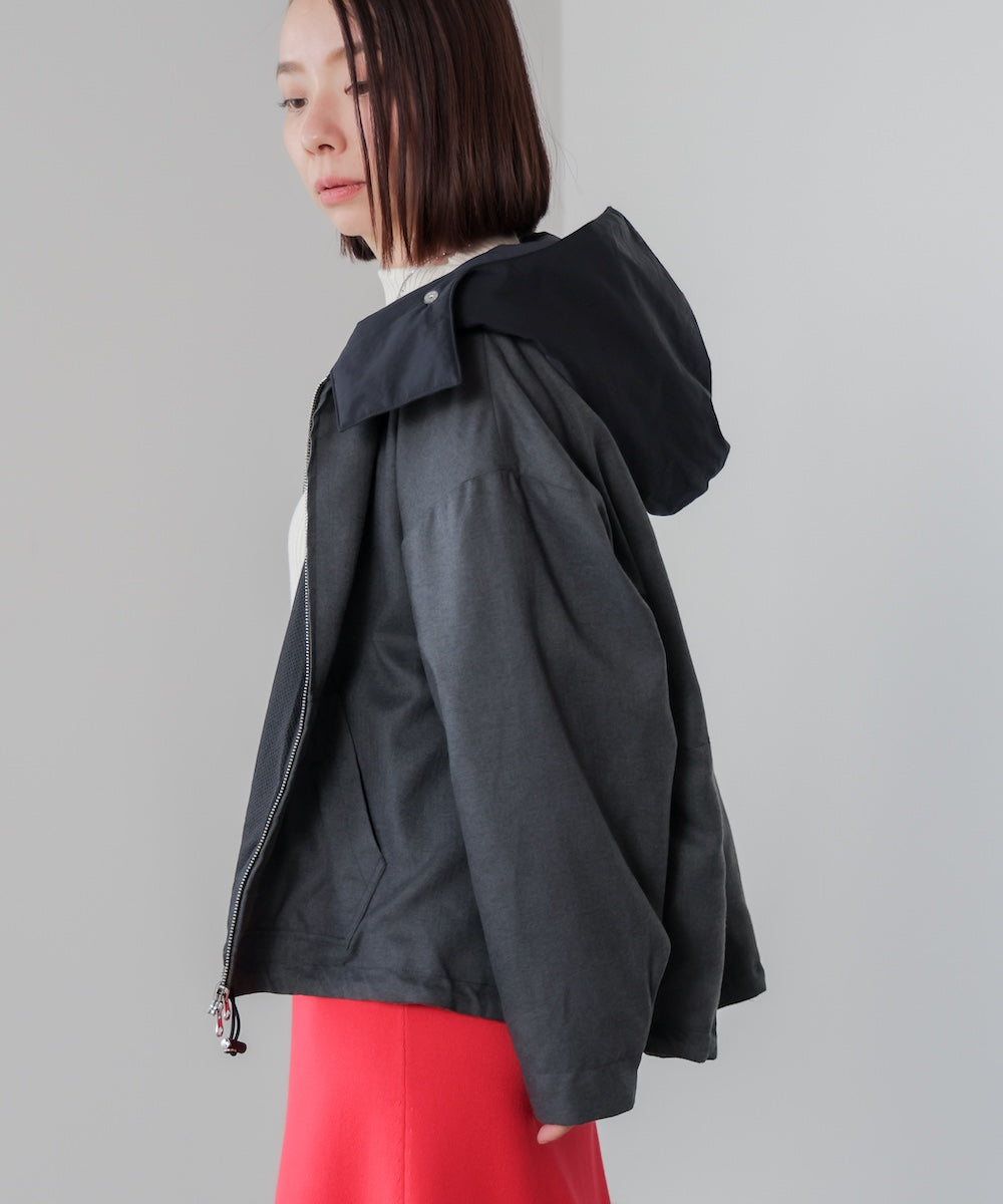 【日本製】フーデッドブルゾン