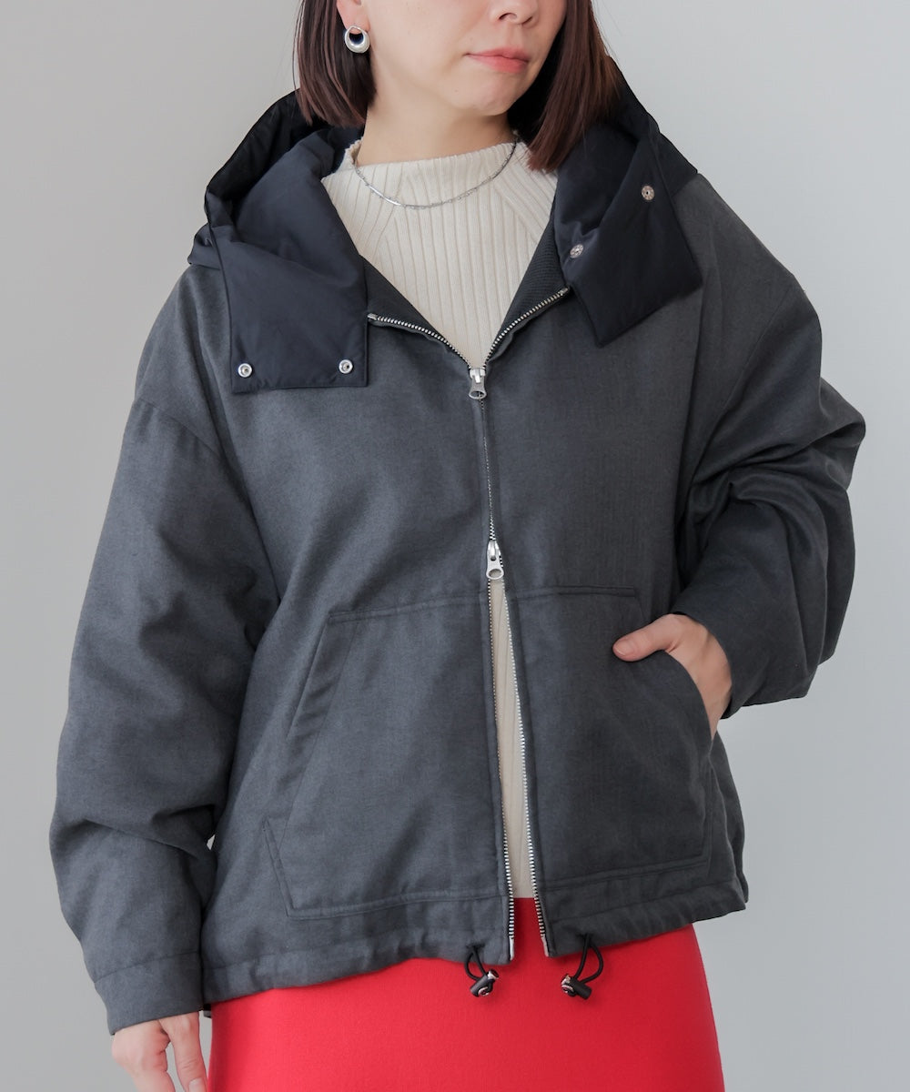 【日本製】フーデッドブルゾン