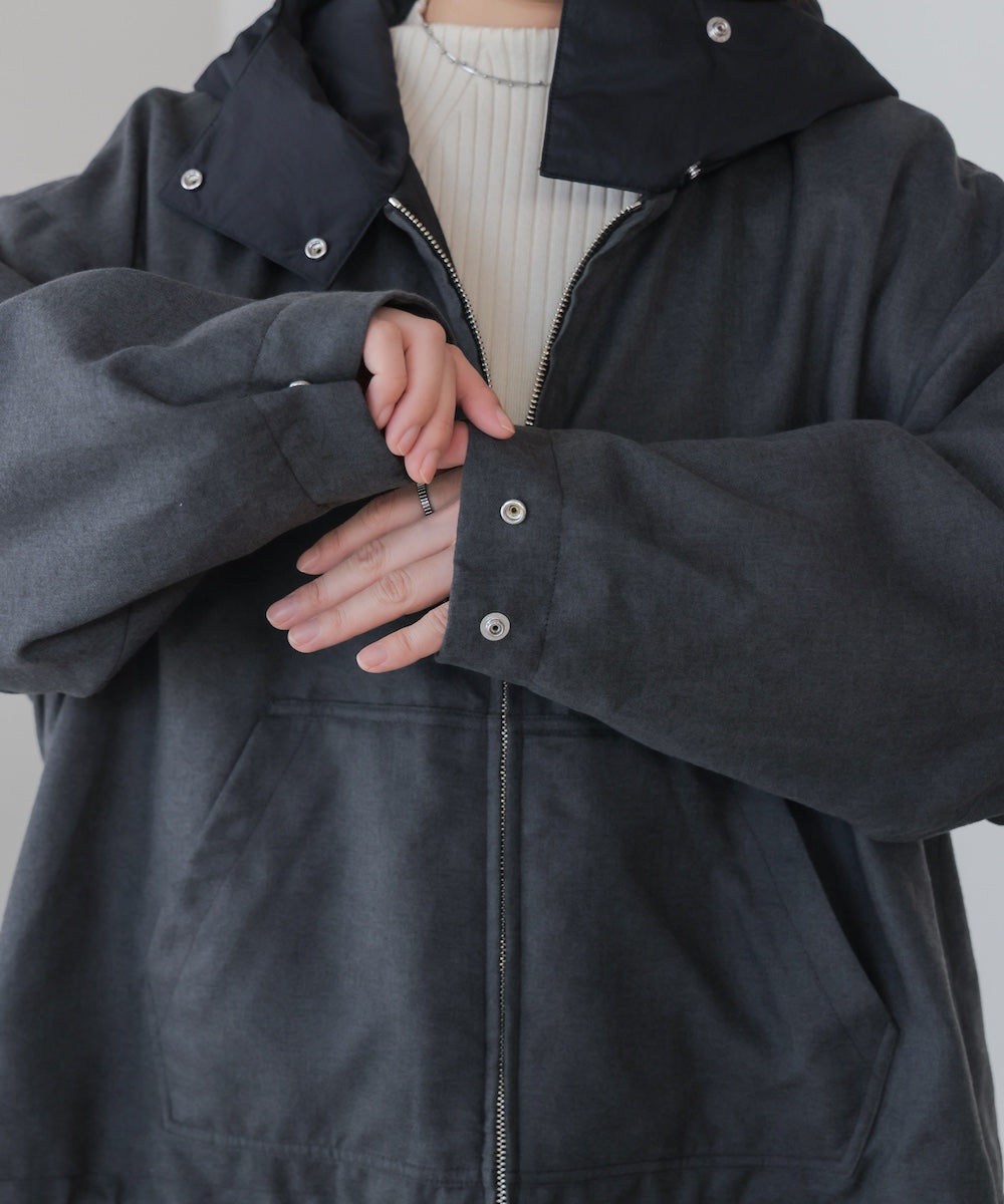 【日本製】フーデッドブルゾン
