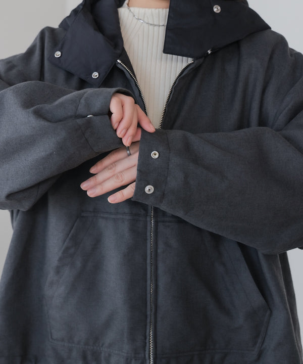 【日本製】フーデッドブルゾン