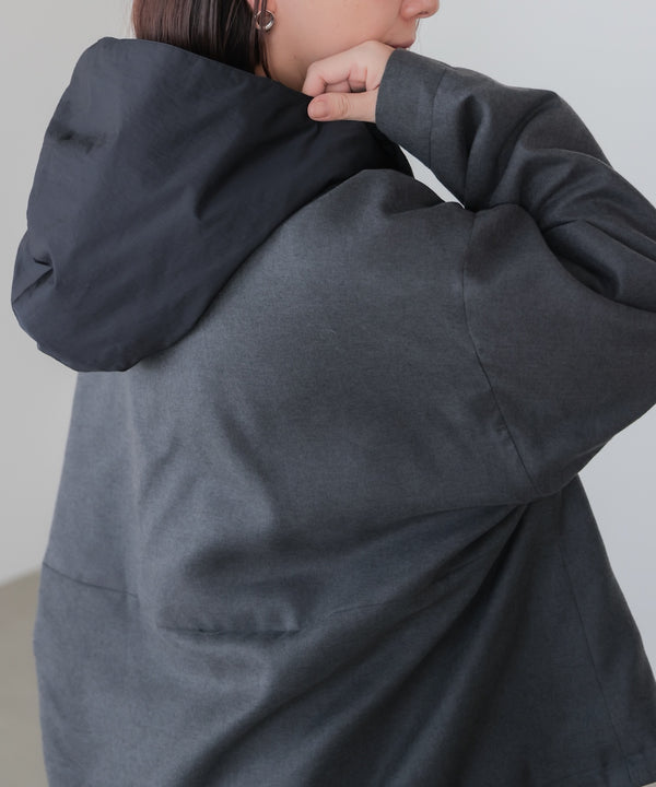 【日本製】フーデッドブルゾン