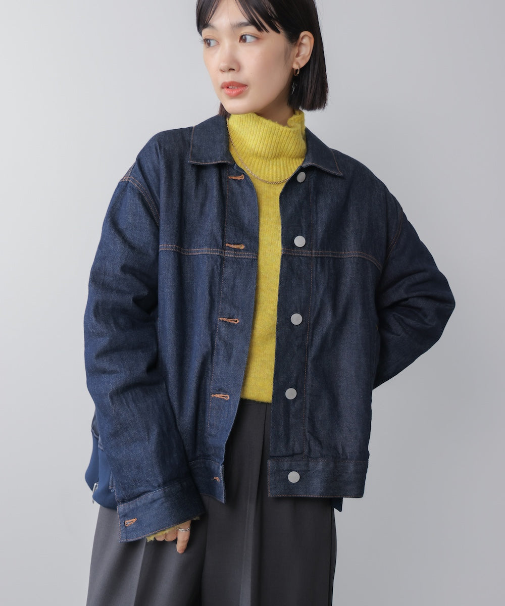 【日本製】ドッキングデニムジャケット
