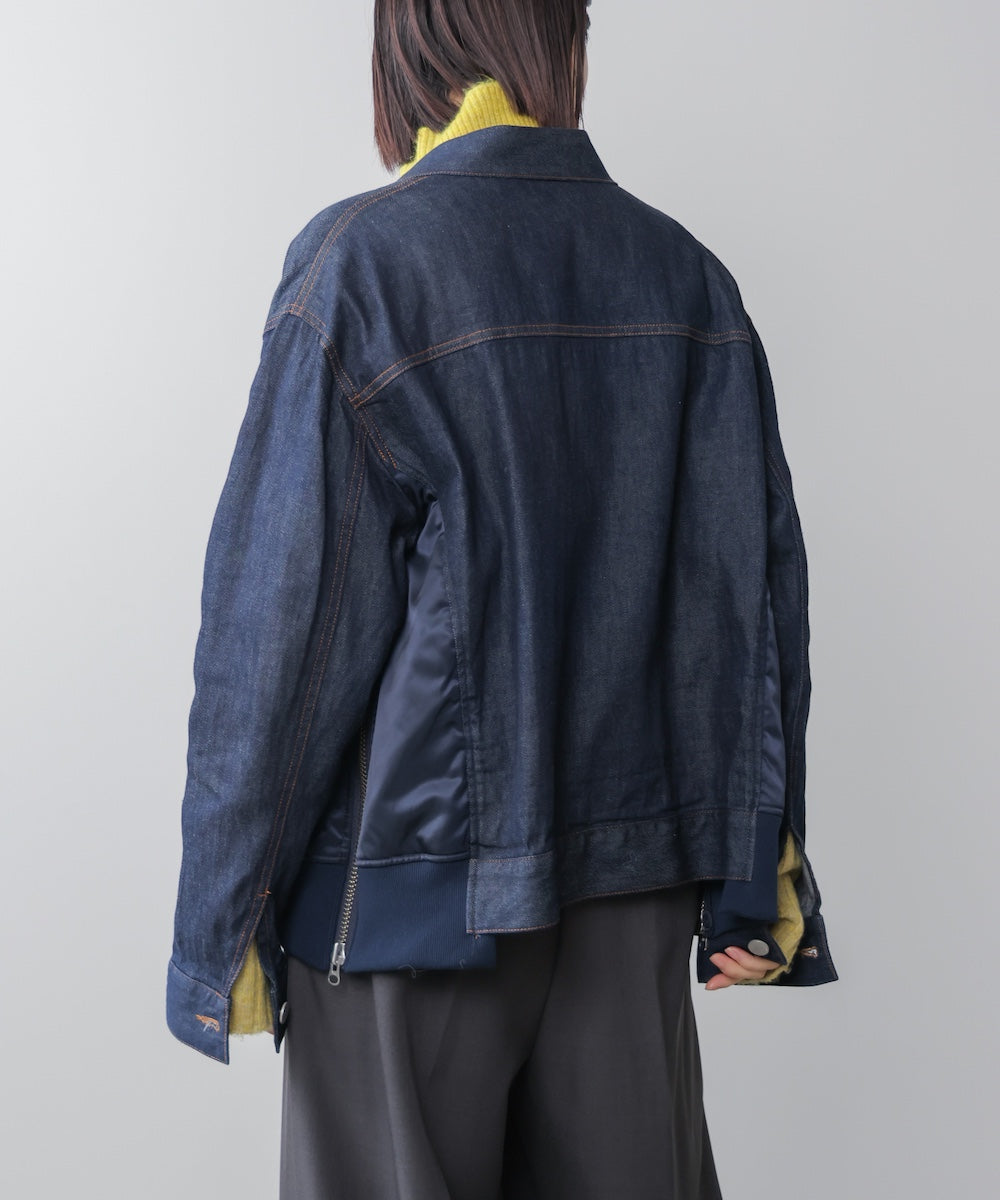【日本製】ドッキングデニムジャケット