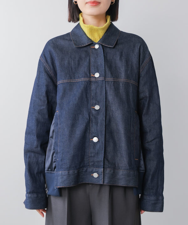 【日本製】ドッキングデニムジャケット