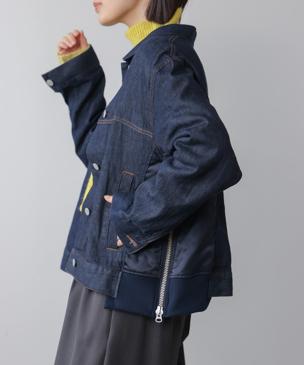 【日本製】ドッキングデニムジャケット