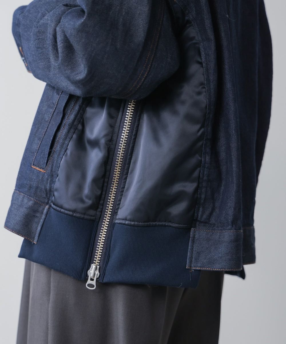 【日本製】ドッキングデニムジャケット