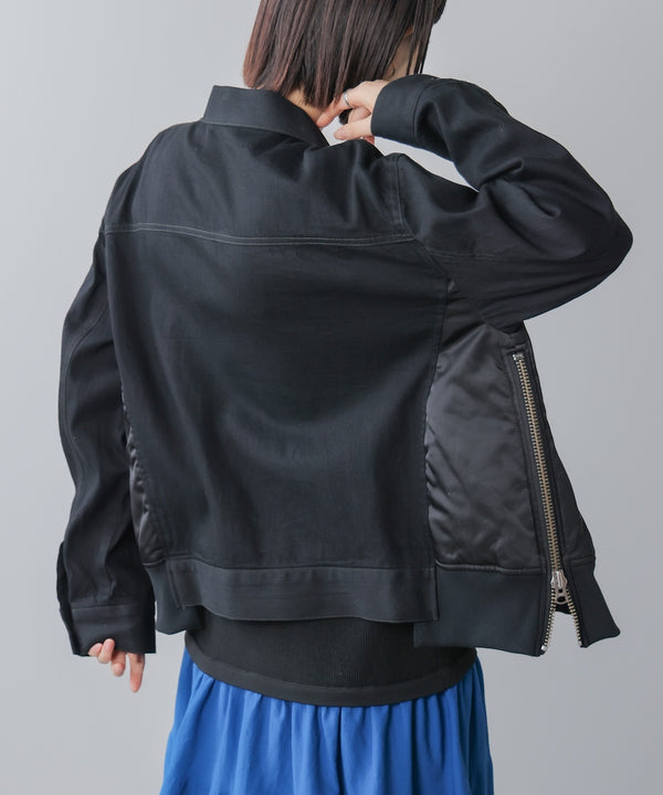 【日本製】ドッキングデニムジャケット