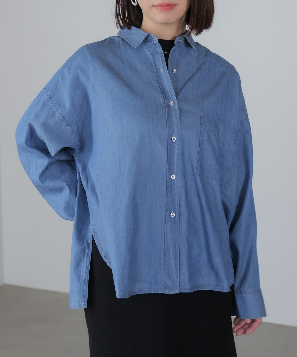 シアーデニム２ＷＡＹシャツ