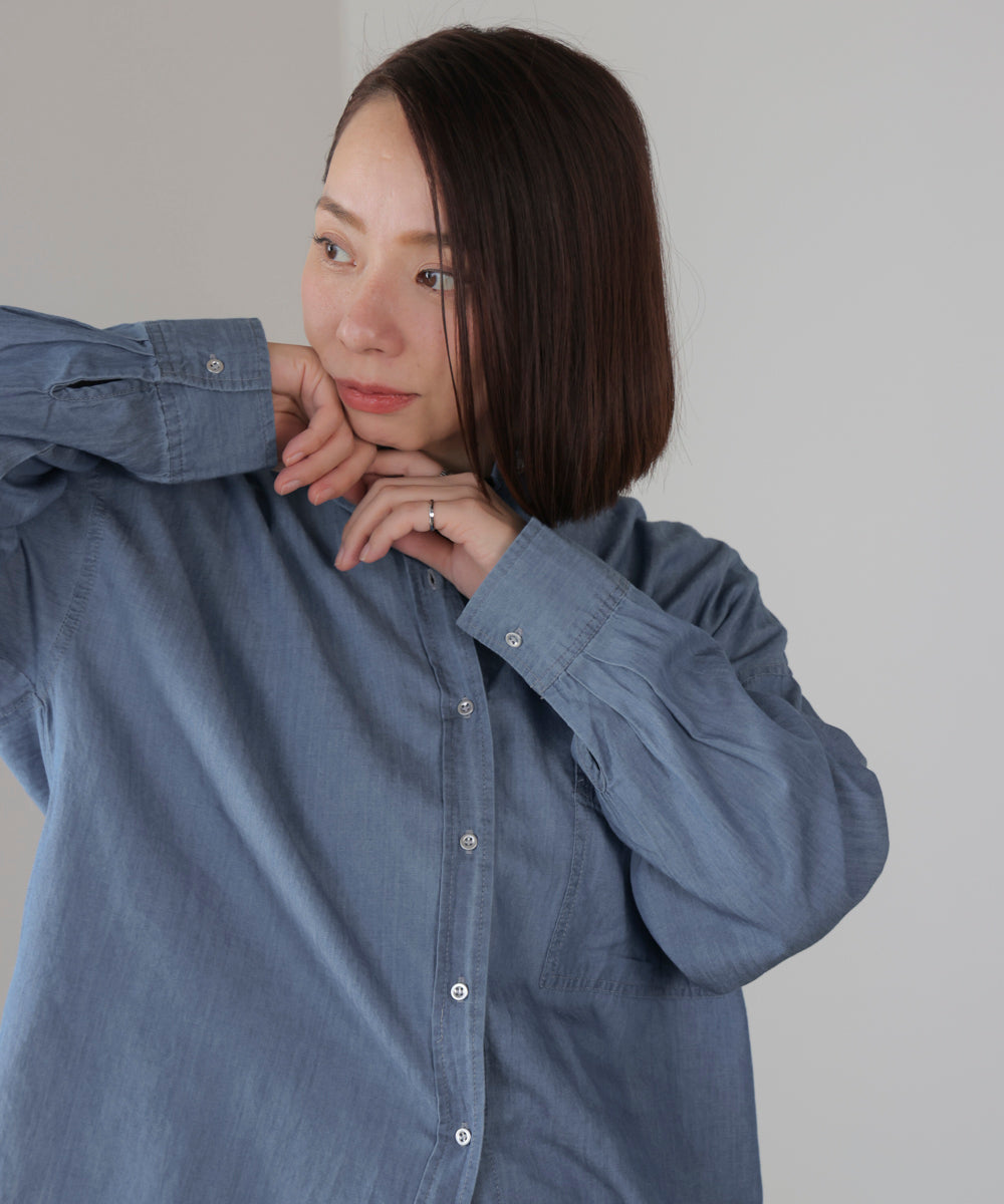 シアーデニム２ＷＡＹシャツ