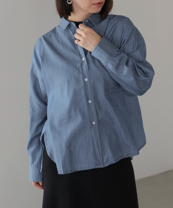シアーデニム２ＷＡＹシャツ