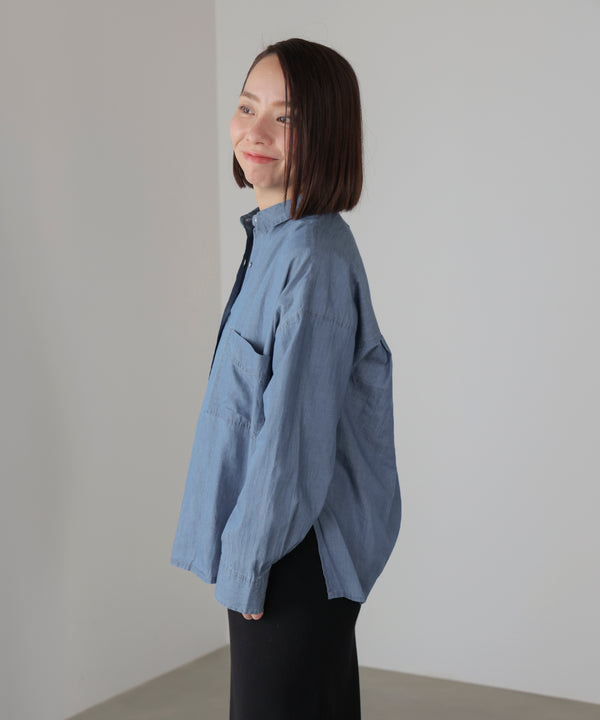 シアーデニム２ＷＡＹシャツ