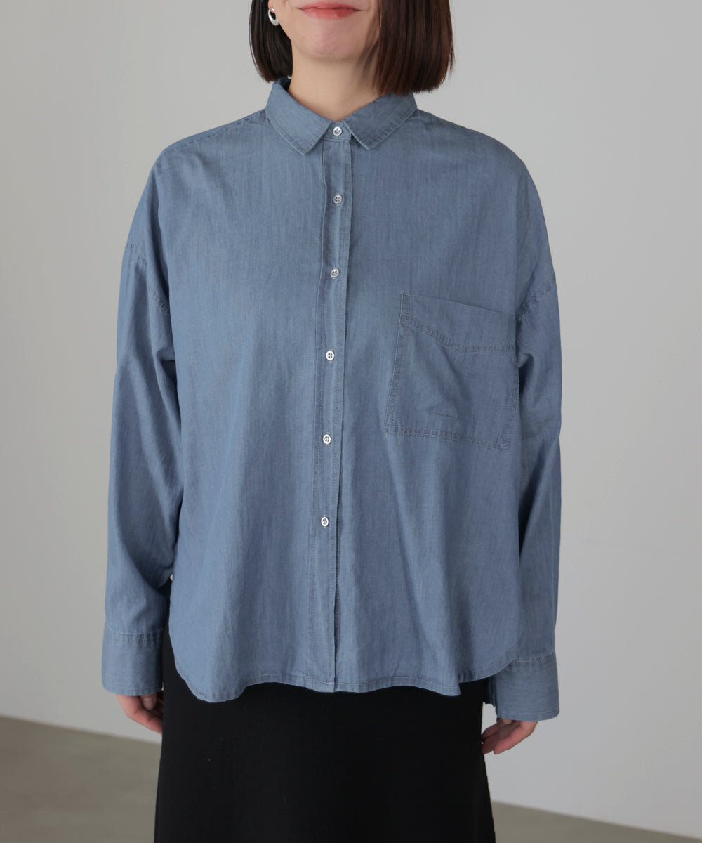 シアーデニム２ＷＡＹシャツ