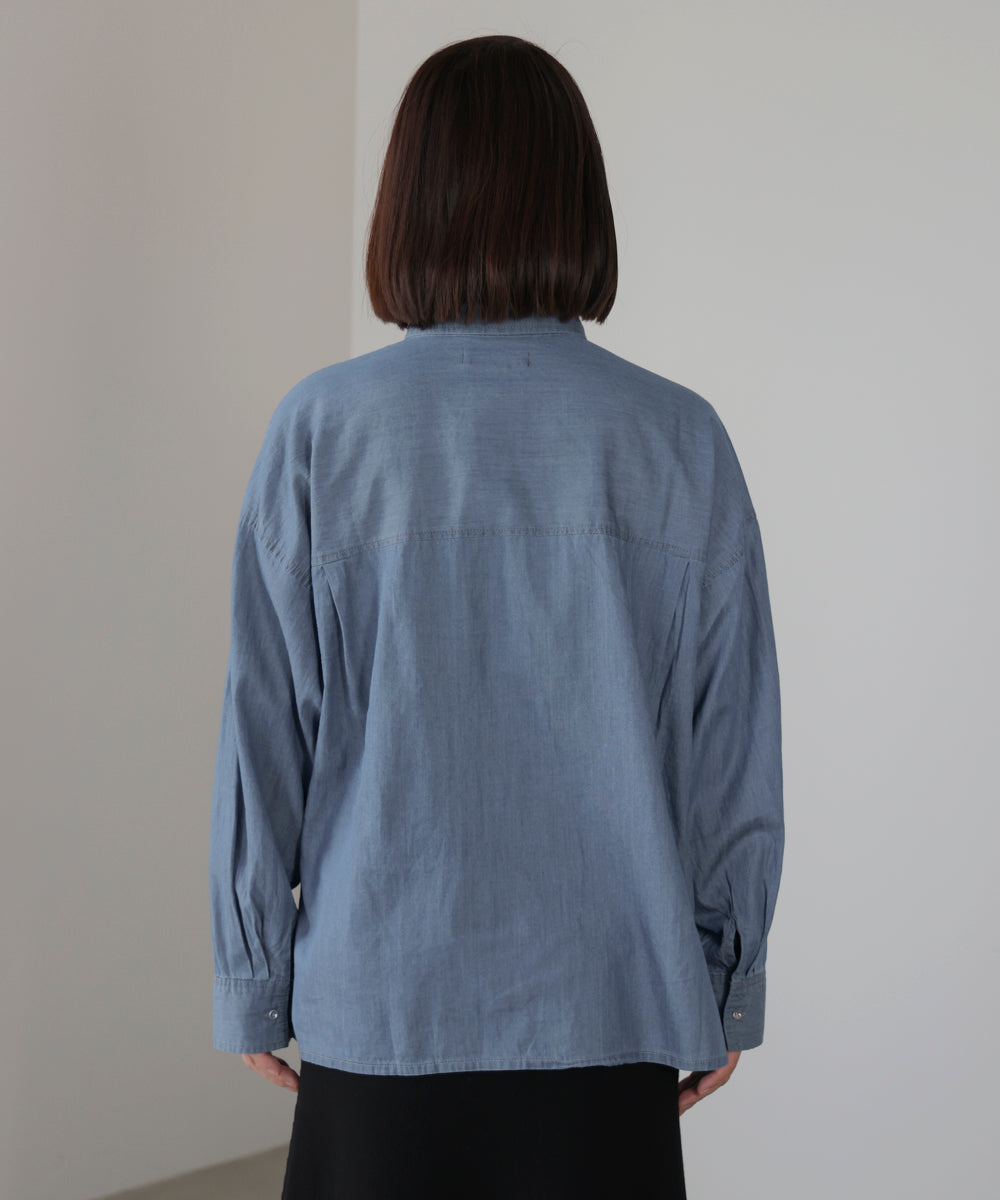 シアーデニム２ＷＡＹシャツ