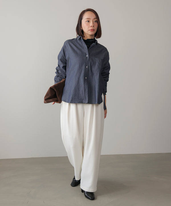 シアーデニム２ＷＡＹシャツ