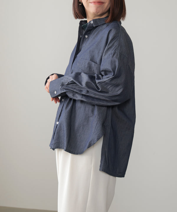 シアーデニム２ＷＡＹシャツ