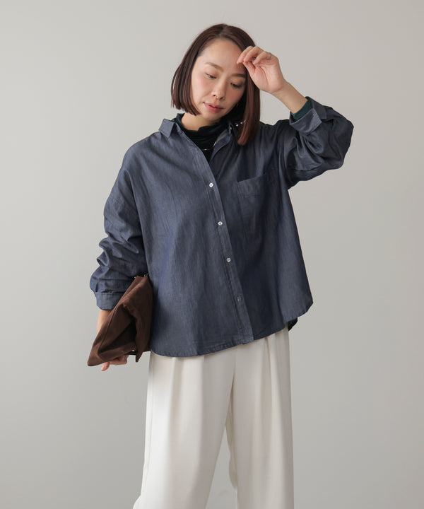 シアーデニム２ＷＡＹシャツ