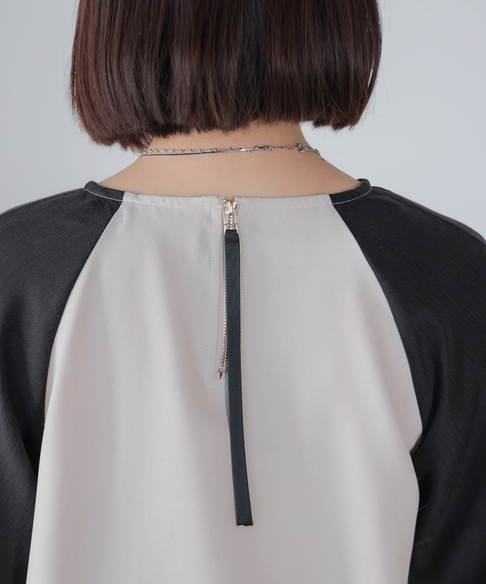 バルーンスリーブドッキングプルオーバー