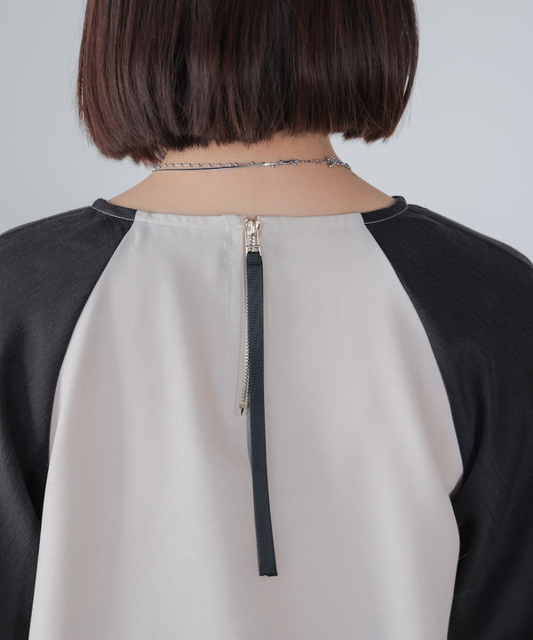 バルーンスリーブドッキングプルオーバー