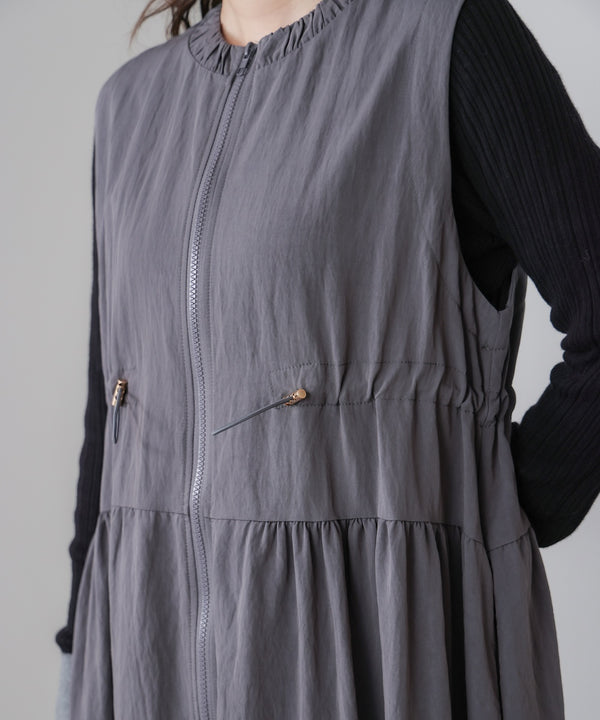 ティアードジレワンピース