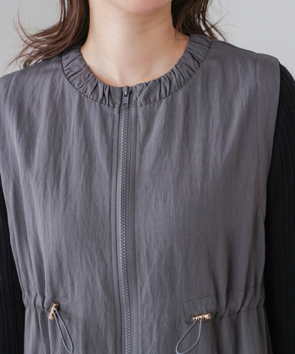 ティアードジレワンピース