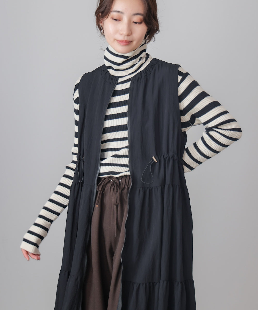 ティアードジレワンピース