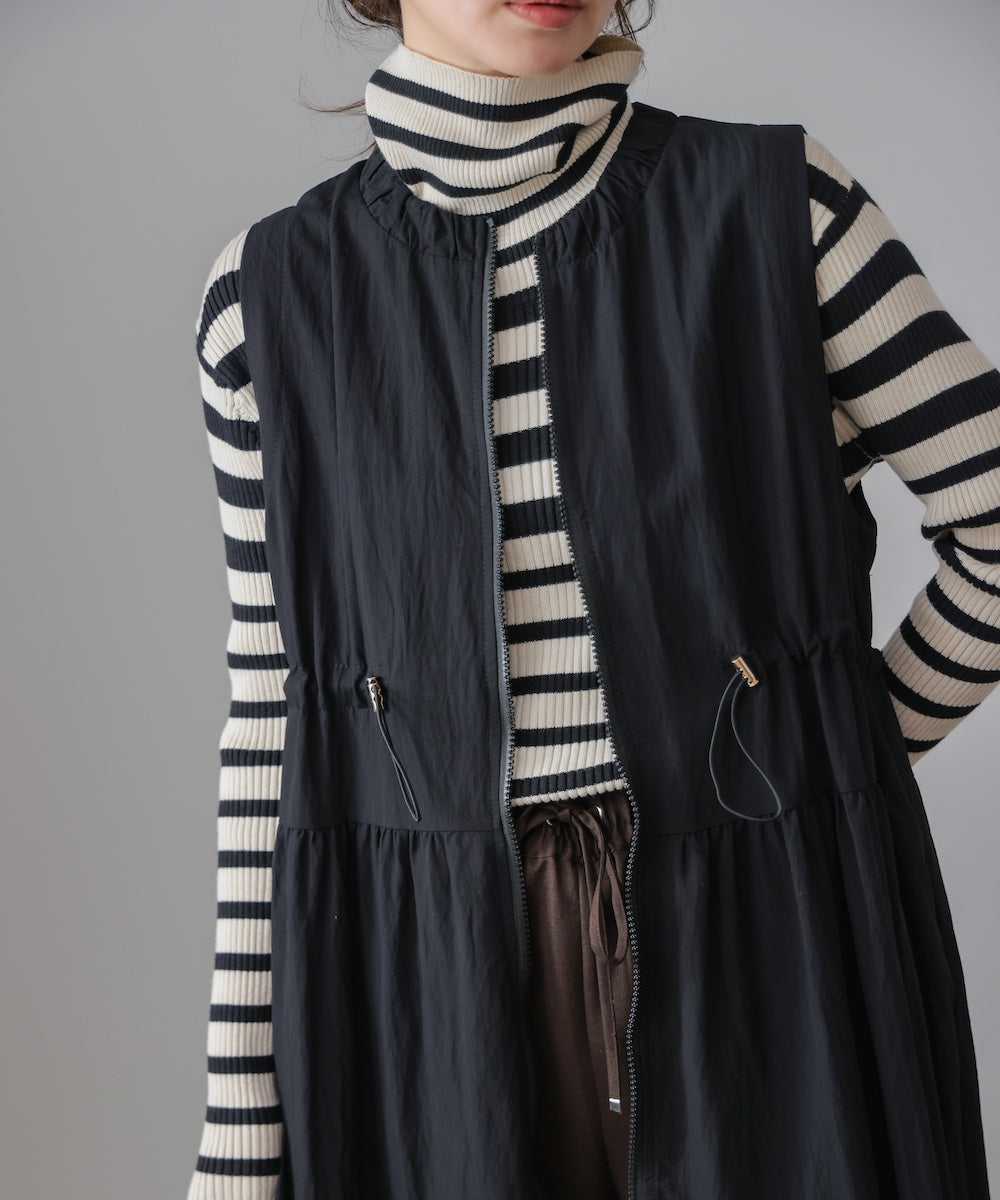 ティアードジレワンピース