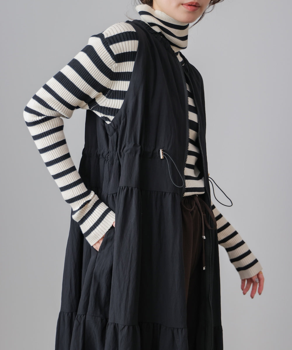 ティアードジレワンピース