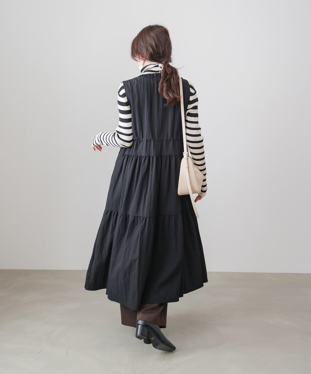 ティアードジレワンピース