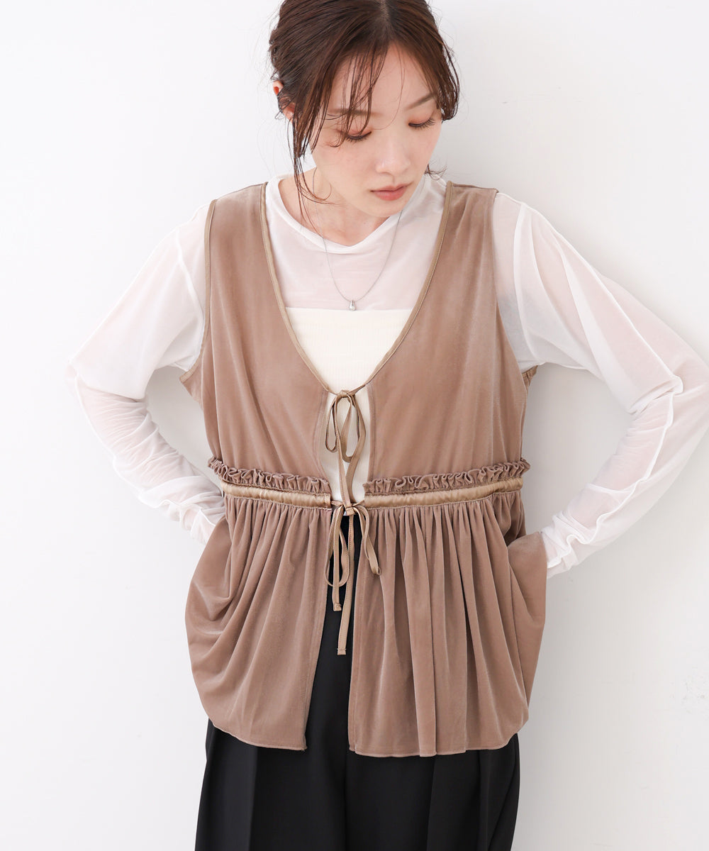 ブージュルード 中綿ロングベスト Bou Jeloud（ブージュルード）｜ダウンベスト一覧 - WEAR