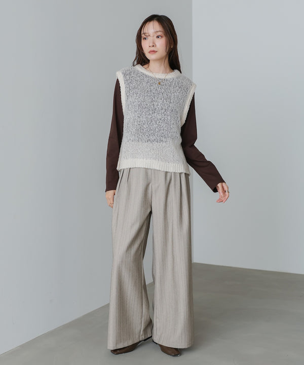 モヘアタッチシアーベスト