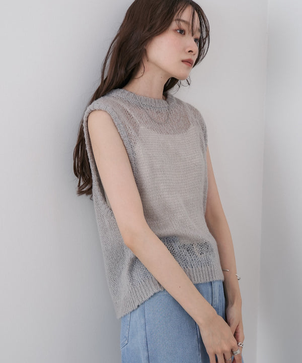 モヘアタッチシアーベスト