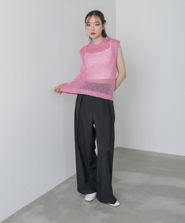 モヘアタッチシアーベスト