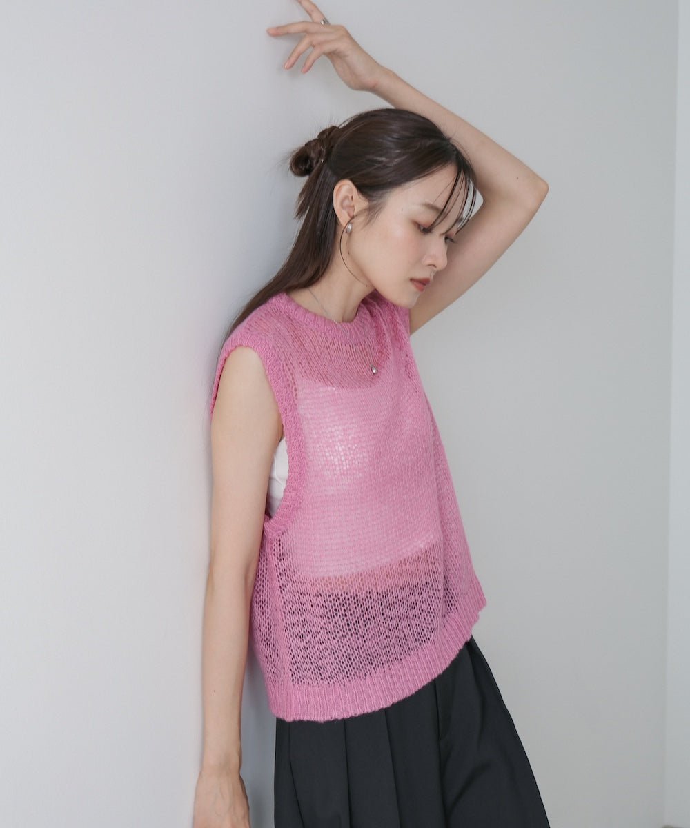 モヘアタッチシアーベスト