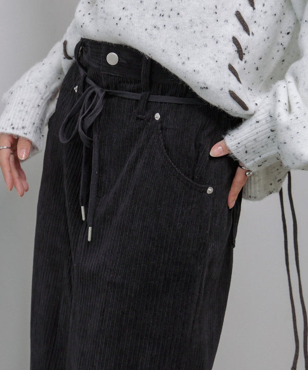 コーデュロイＩラインスカート