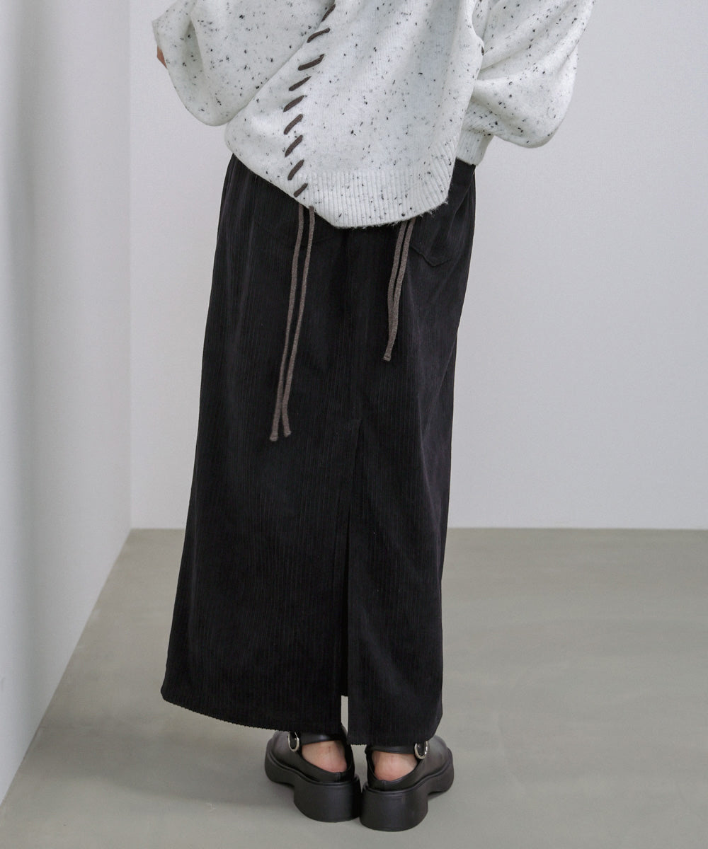 コーデュロイＩラインスカート