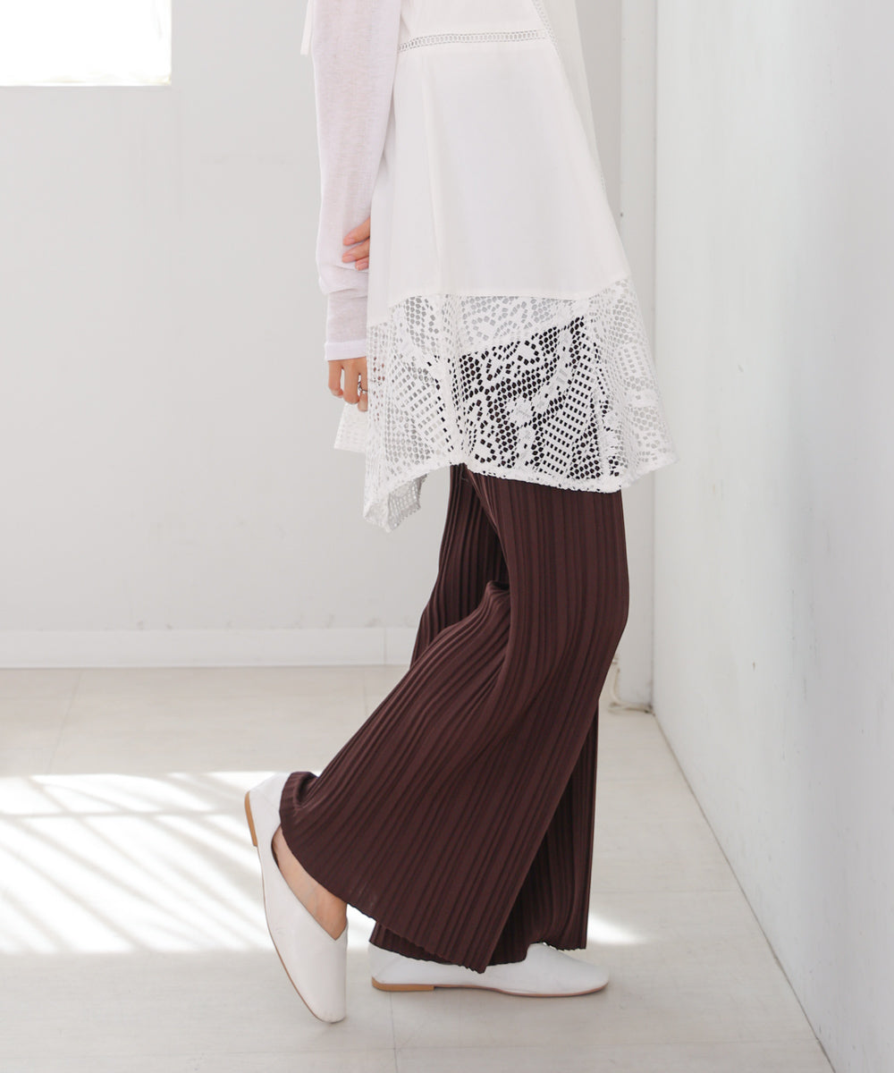 ランダムプリーツパンツ