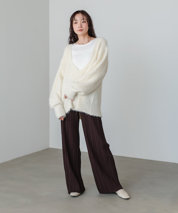 ランダムプリーツパンツ