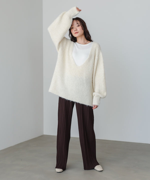 ランダムプリーツパンツ