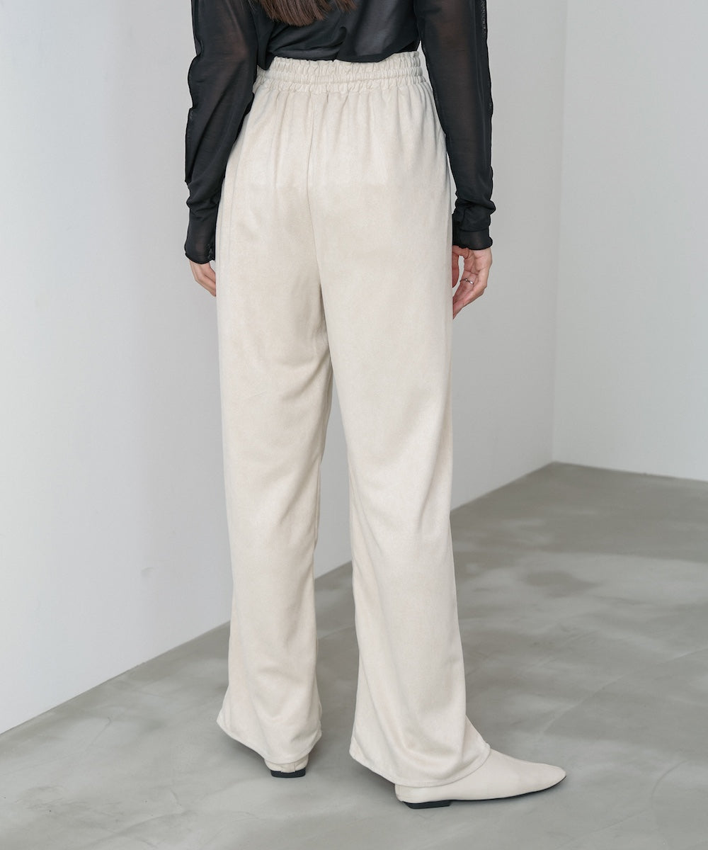 スエードライクイージーパンツ