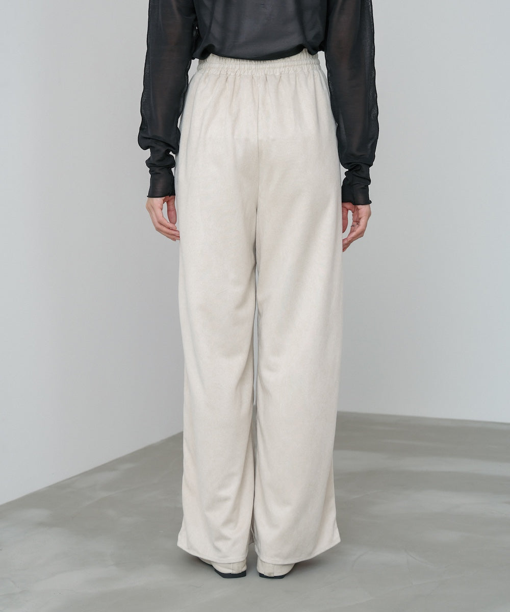 スエードライクイージーパンツ