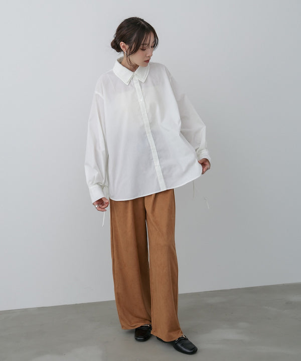 スエードライクイージーパンツ