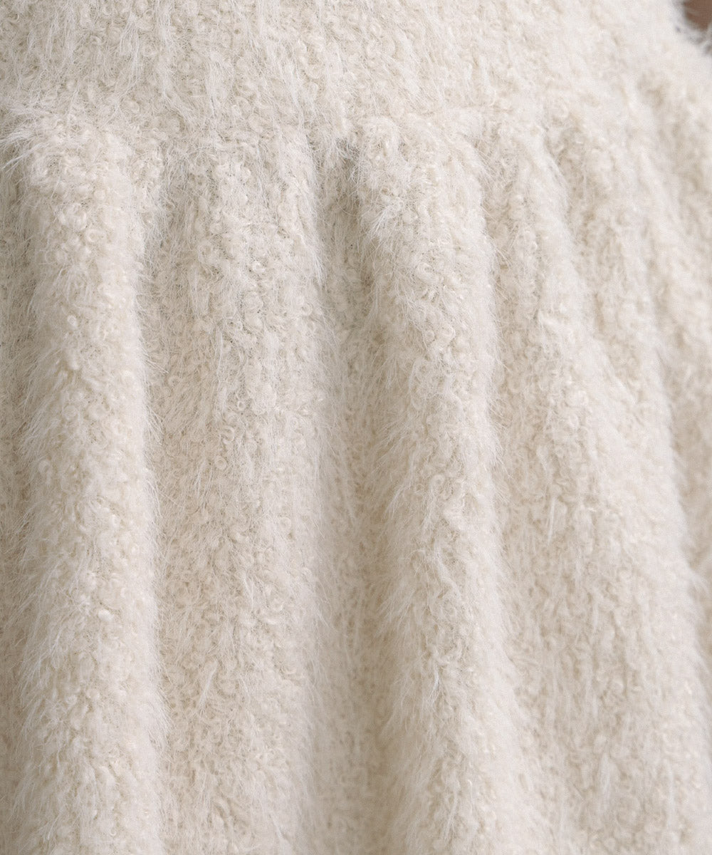 ブークレーシャギー　ペプラムキャミソール