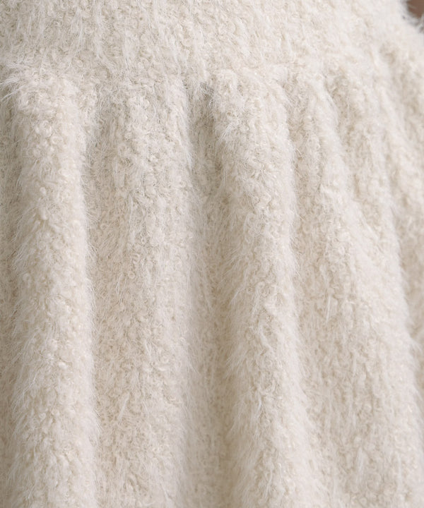 ブークレーシャギー　ペプラムキャミソール