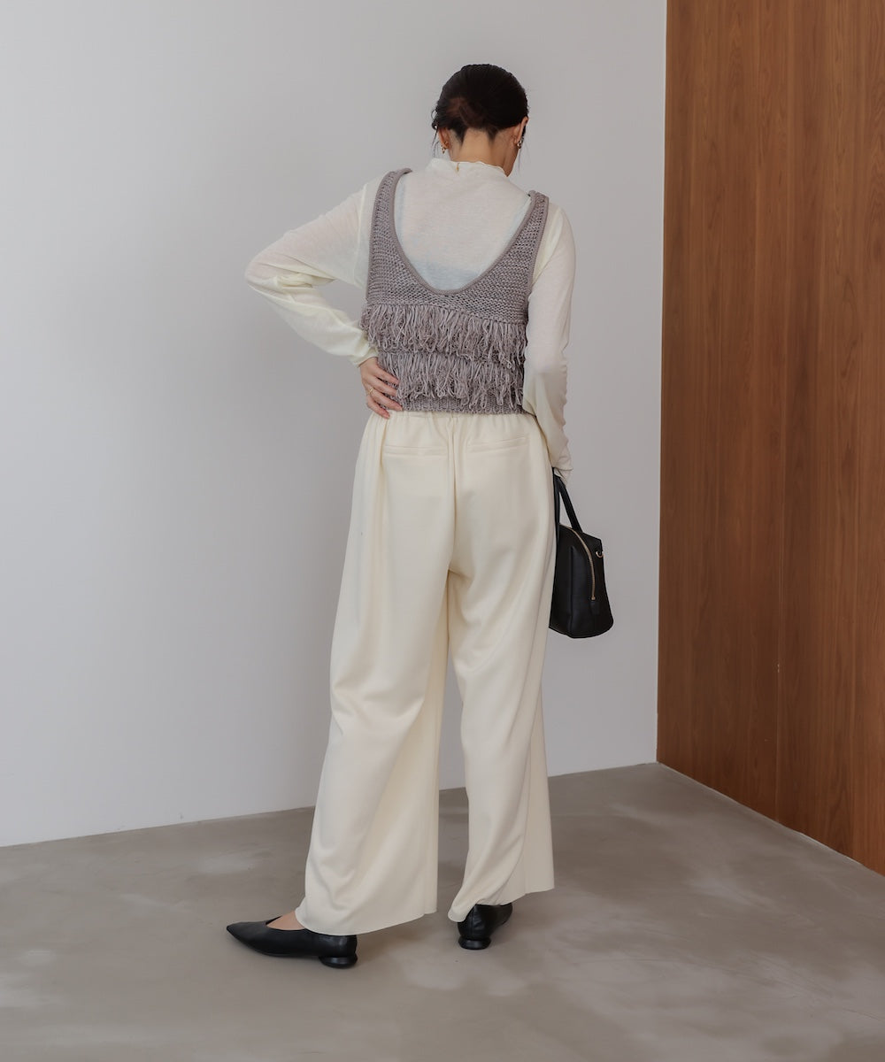 【WEB限定】ループ編みニットベスト